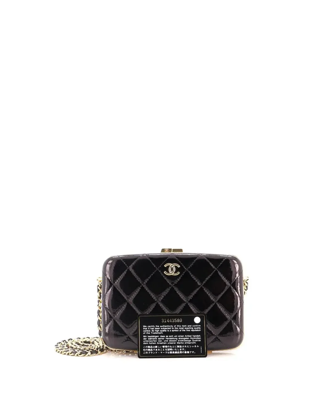 Chanel Framed Box Clutch With Chain #321057C31B